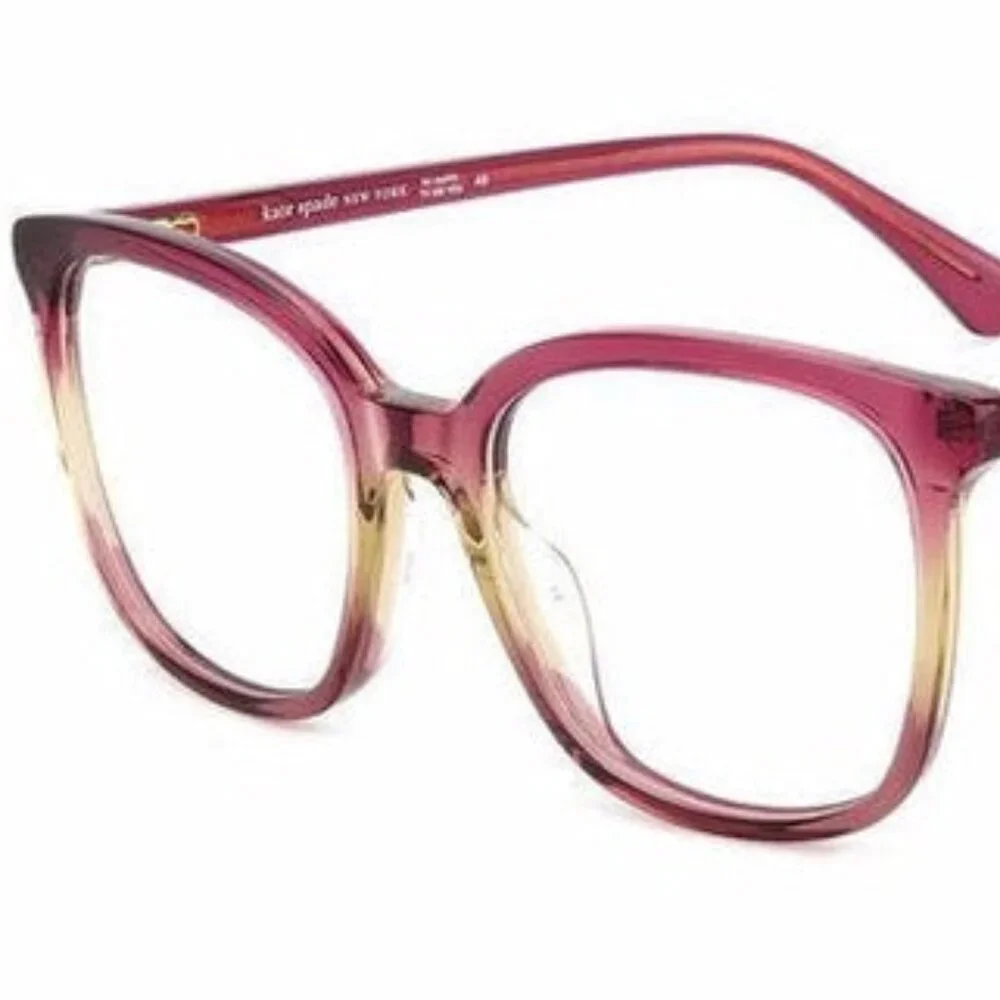 Kate Spade MADRIGAL/G 2TJ Pink Yellow Eyeglasses Frame 53-18-140